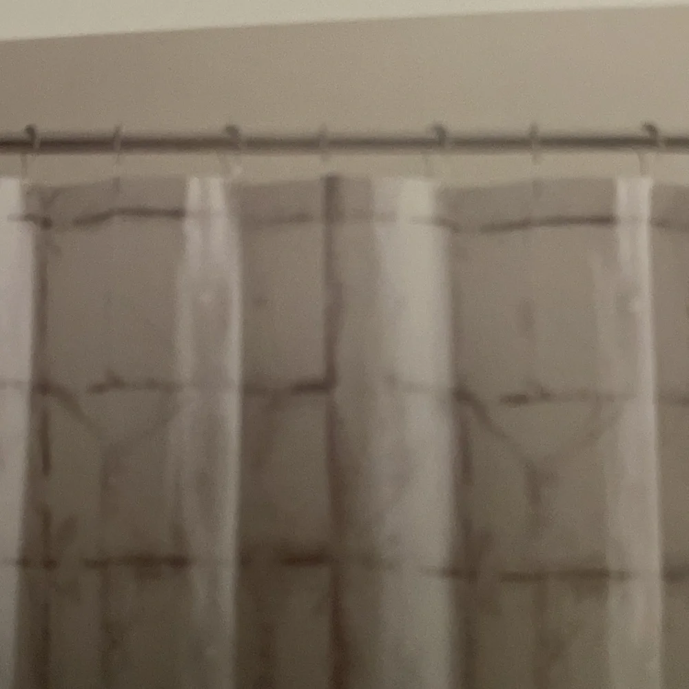 HALSTON CHROMAX SHOWER CURTAIN 100% COTTON Sz. 72” x 72”, Machine Washable NWT